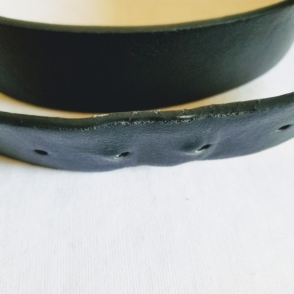 New York & Company Black Faux Leather Belt Medium - Picture 7 of 9